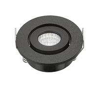 JOYINLED Recessed LED Ceiling Spot Lights, 10 Pack, Black, 3W, 6000K, Indoor, Modern, Dimmable, Cool White