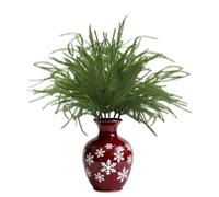 JoyinTcos 6 Packs Christmas Foliage Real Touch Norfolk, 17Inch Artificial Pine Needles Branches, for DIY Craft Xmas Decor Home Indoor Decoration