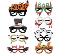 JoyinTcos Halloween Glasses, 8PCS Halloween Paper Glasses Party Decorations, Party Favors hoto Props Carnival Parade