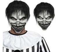 JoyinTcos Laughing Jvck Mask Scary Masks For Adults Jack the Clown Mask Halloween Party Decorations