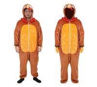 JoyinTcos Turkey Chick One Piece Kids Animal Onesie Cosplay Halloween Onesie Costume Little Yellow Unisex Homewear