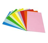 JOYISEN 100 Sheets A4 Origami Paper 70GSM Thin Double Sided Coloured Paper for Adults Beginners Handmade DIY Arts Crafts Projects (10 Colors)