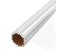 JOYIT 100' Long X 17.5” Wide Clear Cellophane Wrap Roll - 3 Mil Thicker Cellophane Roll, Clear Bags for Gifts Baskets Wrap, Flower Arts Crafts Food Treats Wrapping