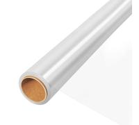 JOYIT 45 cm x 15 m Clear Cellophane Roll - 3 Mil Thick, Transparent, Gift Wrap Film for Flowers, Food, Occasions