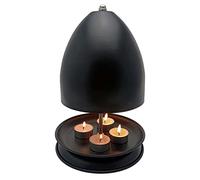 Joyivike Tea Light Candle Heater | Double-Walled Metal Candle Heater For Indoor | Tealight Candle Room Heater | Fireplace Tea Light Oven Candle Holder For Up To 8 Tea Lights (Without Candle)