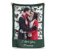 JoyJot Personalized Photo Blanket for Couples/adults/girlfriend/boyfriend,Custom Blanket with Picture,Love Gift for Christmas Birthday.