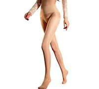 JoyJoyLing Women's Shimmer Shiny Tights Sheer Seamless Sparkly Tights Control Top Pantyhose for Date Dance Stockings