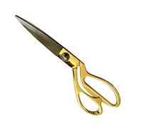 JOYKART Steel Tailoring Scissor with Brass Finish Handle for Cloth Cutting Single Scissor (10 Inches)