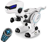 JoyKip Remote Control Robot Smart Programmable RC Dinosaur Robot Toy for Kids - Walking Dancing Singing Roaring Dino Robots Toys with LED Lights Gift for Kids Age 3 4 5 6,7+