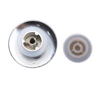 JOYKK Basin Bounce Button Drain Plug Sink Water Stopper Chrome For Bathroom Kitchen - Silver - S