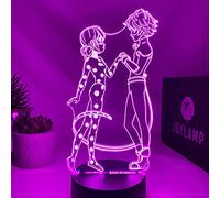 JoyLamp Ladybug and Cat Noir from Miraculous - Official Collection x Miraculous - Lamp 3D Miraculous