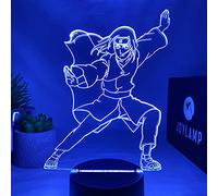 JoyLamp Neji Hyuga Lamp - Naruto Official Collection - 16 Colours + Remote Control + Naruto Packaging - Naruto 3D Manga Lamp