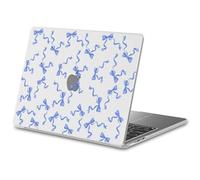 JOYLAND Frosted Plastic Hard Shell Case Compatible with MacBook Air 13 Inch Case A1932/A2179/A2337,Bow Cartoon Pattern Protective Hard Shell Case for MacBook Air 13 case