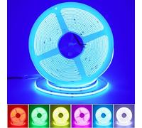 JOYLIT 10M COB RGB LED Strip Light 24V Indoor, 840LEDs/M High Density Bright Dotless Light Strip RGB Colour Changing Stick On LED Lights for Bedroom, Party, Club