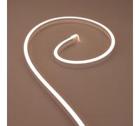 JOYLIT - 24V 6x12mm LED Neon Strip Lights, 16.4ft/5m, 3000K Warm White LED Neon Light, Waterproof, Uniform Dimmable Neon Strip for Kitchen, Yard (Requires a source of