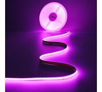 JOYLIT COB RGBW LED Strip Lights 10M 24V, RGB 3000K Warm White Color Changing 5PIN 784LEDs/M Dotless LED Tape, Flexible Self Adhesive Light Strip for Bedroom, Club, Indoor Decoration (Lights Only)