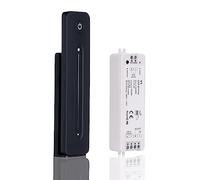 JOYLIT LED Light Dimmer with RF Remote Control, DC 5V-36V 8A Dimmer Controller with Wall Mount Magnetic Remote Control For Single Color LED Strip Light Dimmable
