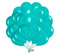 Joyloons METALLIC EMERALD GREEN BALLOONS 15 UNITS 32 cm green natural latex balloons, ideal party decoration for birthday, graduation, wedding, anniversary, baptism. Made in Spain.