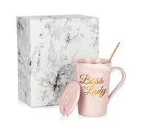 Joymaking Boss Lady Gifts for Women Coffee Mug Set with Gift Box, Birthday Gift for Boss Women Boss Mom, Boss Gifts Mug for Coworkers Friend, Ceramic Coffee Mug for Birthday Christmas Mothers Day