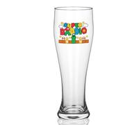 Joymaking Super Daddio 700ml Beer Glass - Funny Dad Gift for Father's Day, Christmas, Birthday