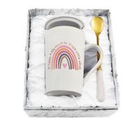 Joymaking Teacher Coffee Mug - Big Heart Shaping Little Minds - Thank You Gift for Birthday, Christmas, 14 Oz White