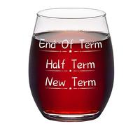 Joymaking Teacher Wine Glass - Personalized Thank You Gift for Best and New Teachers - 15oz