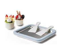 JoyMech, Blue, 150 ml Rolled Ice Cream Maker, Stainless Steel, Manual, JM001DE, Includes Ice Cream Machine