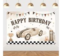 JOYMEMO 5x3ft Second Year Down Football Backdrop - Football 2nd Birthday Party Decorations for Boys Girls, 2nd Touchdown Birthday Photography Background for Rugby Sports Theme Party