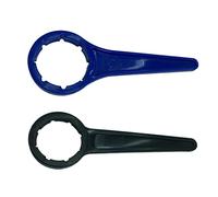 joyMerit 2 Pieces Lid Opener Wrench for 5-10L 18L 20L 25L 30L 60L Water Barrel Bucket Drum, 56mm & 66mm, Black & Blue