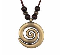 joymiao Chunky Necklace for Women Boho Pendant Necklace Statement Western Choker Necklaces for Women Vintage Bohemian Jewelry, Faux Leather, No Gemstone
