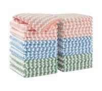 JOYMOOP 18 Pack Microfiber Cleaning Cloth, Kitchen Towels for Dish Drying Washing, Absorbent Streak Free Lint Free Rags for Cleaning, Reusable and Washable Towels - 25cm x 25cm