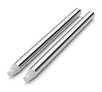 JOYMOOP Mop Handle Extension Rods, for Extending Flat Mop, Adjustable Steel Mop Handle Rods, Pack of 2 pcs Rods
