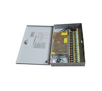 JoyNano 12V DC 18-Channel Distributed Power Supply Box 240W 20A Individual Fuse for CCTV Security Camera and More