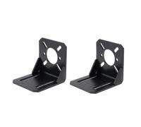 JOYNANO Multifunction Motor Mounting Bracket, L-Shaped Universal Fixing Seat for 750/755/775/795/850/855/875/895 DC Motor & 28mm/35mm/42mm Stepper Motor, Alloy Steel, Pack of 2 (L-Type)