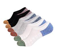 Joynée Men's No Show Ankle Socks Cushion Low Cut Non-slide Athletic Socks - -