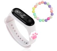 Joynine Kids Sports Digital Watch - Children's Watch with Silicone Strap - Cat Claws, Plastic - Waterproof - Age 6-15