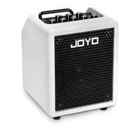 JOYO 30W Bass Combo Amplifier Portable Amp 4" Speaker with 3-Band EQ & Compressor | Bluetooth 5.1 + OTG Direct Recording | Headphone Practice for Bassist Solo Livestream Gigs (VIBE CUBE BA-30, White)