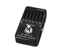 JOYO 6-Band EQ Guitar Pedal, ±18dB Graphic Equalizer for Precise Tone Shaping, Guitar-Optimized 100Hz-3.2kHz with Illuminated Sliders, True Bypass (JF-11)