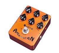JOYO American Tube Amp Simulator & Preamp Guitar Pedal, 6-Knob Control with Built-in Cab Sim for Electric Guitar, Bypass (JF-14)