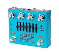 JOYO Bass Preamp & DI Guitar Pedal, 6-Band Graphic EQ with Blend/Voice/Drive Control, Treble & Gain Boost, XLR DI Out & Cab Sim, Bypass (MONOMYTH R-26)