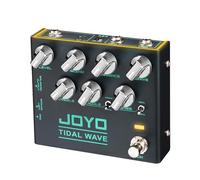 JOYO Bass Preamp & DI Guitar Pedal, Blend Control with MID SHIFT/BASS SHIFT EQ, Drive & Presence, XLR DI Out & Cab Sim, Bypass (TIDAL WAVE R-30)