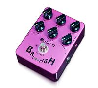 JOYO British Rock Amp Simulator & Preamp Guitar Pedal, 6-Knob Control with Built-in Cab Sim for Electric Guitar, Bypass (British Sound JF-16)