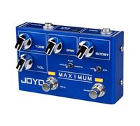 JOYO Dual-Channel Overdrive Guitar Pedal, 2-Stage Drive & Boost with MOSFET/Diode Toggle & 3-Mode Tone Switch, True Bypass (Maximum R-05)