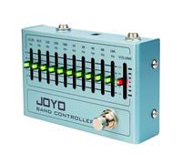 JOYO EQ Pedal 10 Band Equalizer (31.25Hz-16kHz) for Electric Guitar & Bass Including 4-string/ 5-string / 6-string/ 7-string Guitars (R-12)