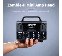 JOYO Mini Amp Head 20W Hybrid Tube 2-Channel Amplifier with Bluetooth Zombie-II