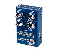 JOYO Multi-Mode Delay & Looper Guitar Pedal, 8 Effects in alaxy/Tape Echo with Tap Tempo & 5-Min Loop, Bypass (Aquarius R-07)