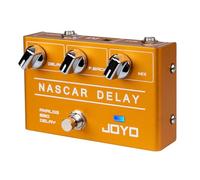 JOYO Nascar Analog Delay Guitar Pedal, BBD Bucket Brigade Circuit with Warm Vintage Tone, 500ms Delay Time & 3-Knob Control, True Bypass (Nascar R-10)