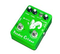JOYO Octave Fuzz Guitar Pedal, Germanium-Driven 60's Fuzz Tone with Octave Up & Mid-Cut Switch for Electric Guitar, True Bypass (Voodoo JF-12)