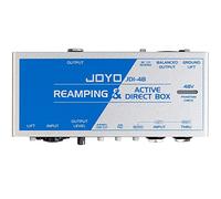 JOYO Passive Reamping & Direct Box Active Phantom Powered 2-in-1 for Guitar Bass, DI BOX Portable Recording Device with 6.35mm and XLR Input (JDI-48)