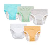 Joyo roy Baby Boy Potty Training Pants 5Pack Reusable Training Pants 12 Months 100% Cotton Reusable Nappies Potty Trainer Underwear for Boys Absorbent Thick Padded Toddler Underwear Boys 1T